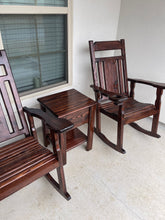 Adiriene 2 custom saints rocking chairs