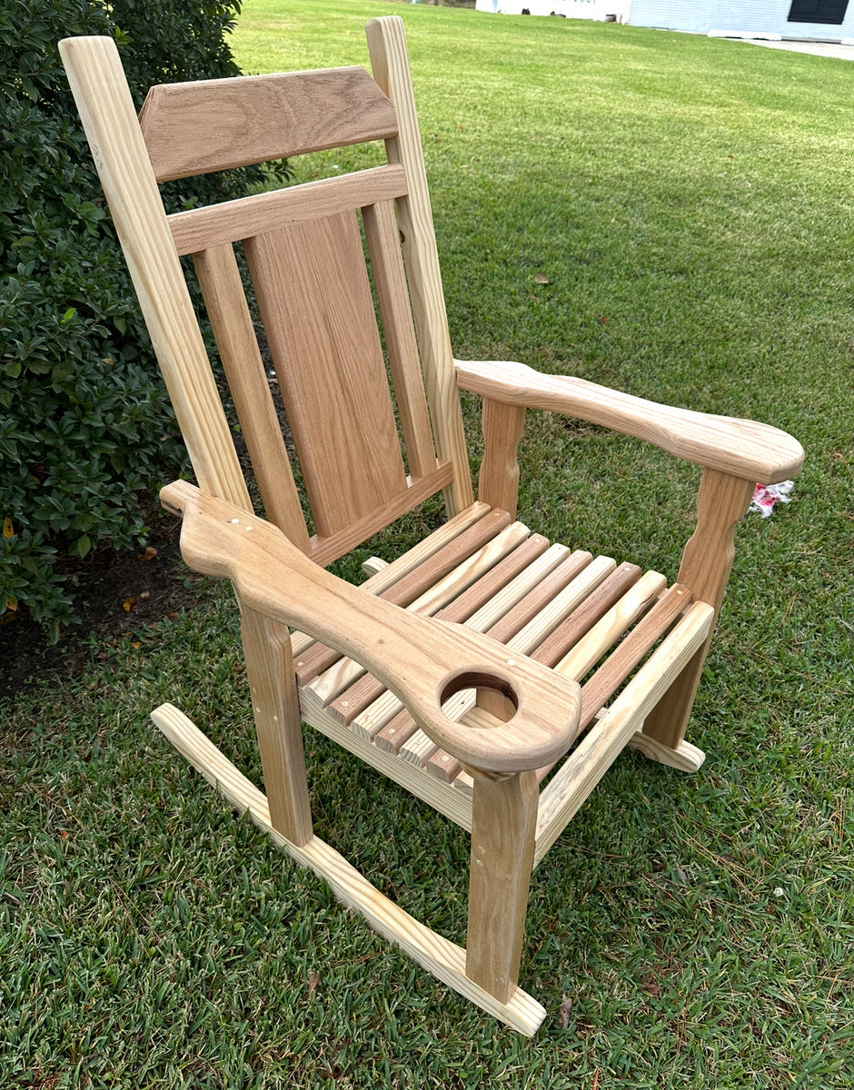 Red Oak Royale Rocker – BlueprintBr