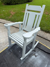 Custom crafted High gloss light grey Rocking Chairs&nbsp;