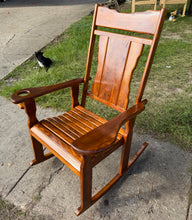 Custom Golden Oak Cypress Rocking Chairs