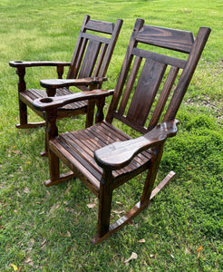 2 mahogany glass sealed chairs discount