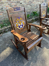 Custom carved mahogany stained chairs