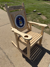Custom Engraved US Air Force Rocking Chair