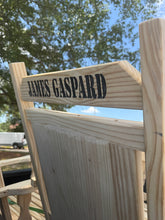 Custom Engraved US Air Force Rocking Chair