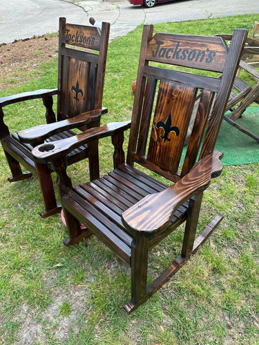 2 custom rocking chairs OHara