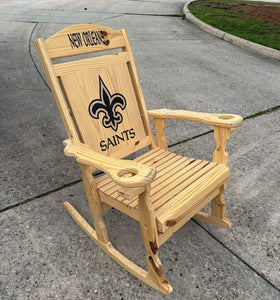 LSU double rocker and custom carved saints