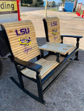 LSU double rocker and custom carved saints