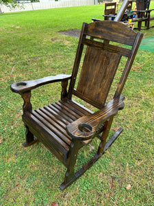 Southern jaguars stained chairs