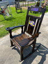 Deposit for lsu rocker and Fleur de lis