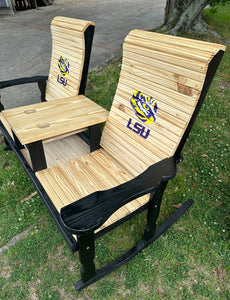 Lsu double rocker 2 toned