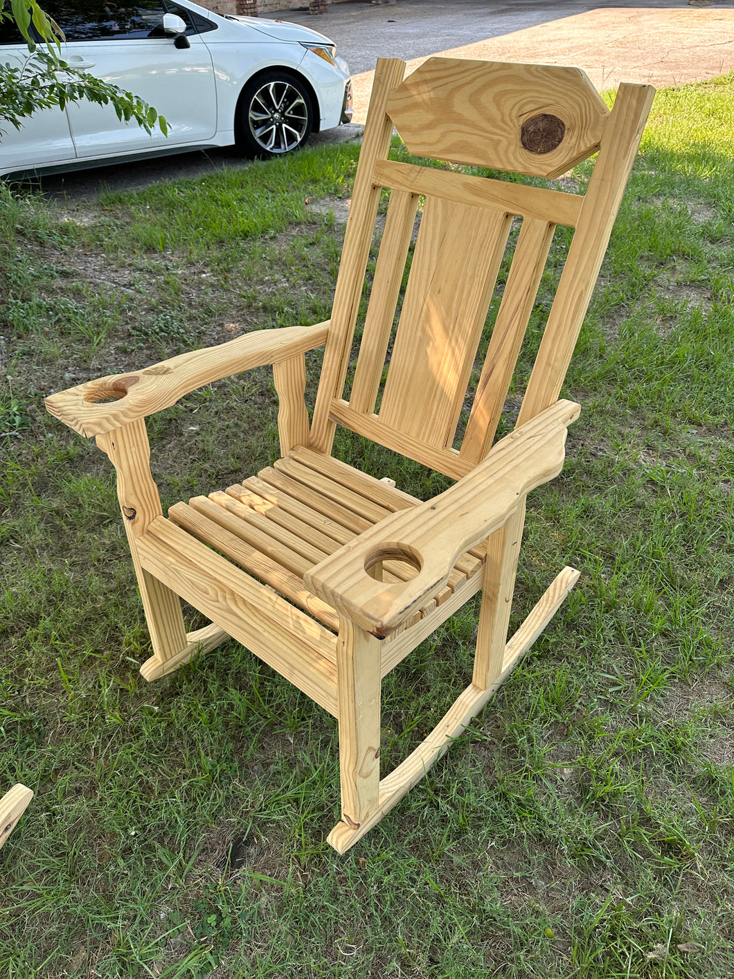 Natural rocking chair