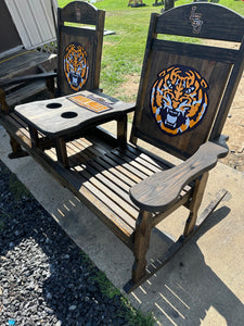 LSU tiger head double rocker