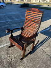 WiFi Row back dark mahogany chair