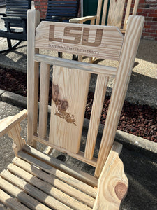 2 lsu rocking chairs “Hanna”