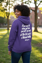 Know Thyself premium hoodie purple