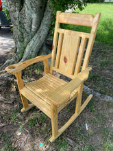 1 Custom natural rocking chair